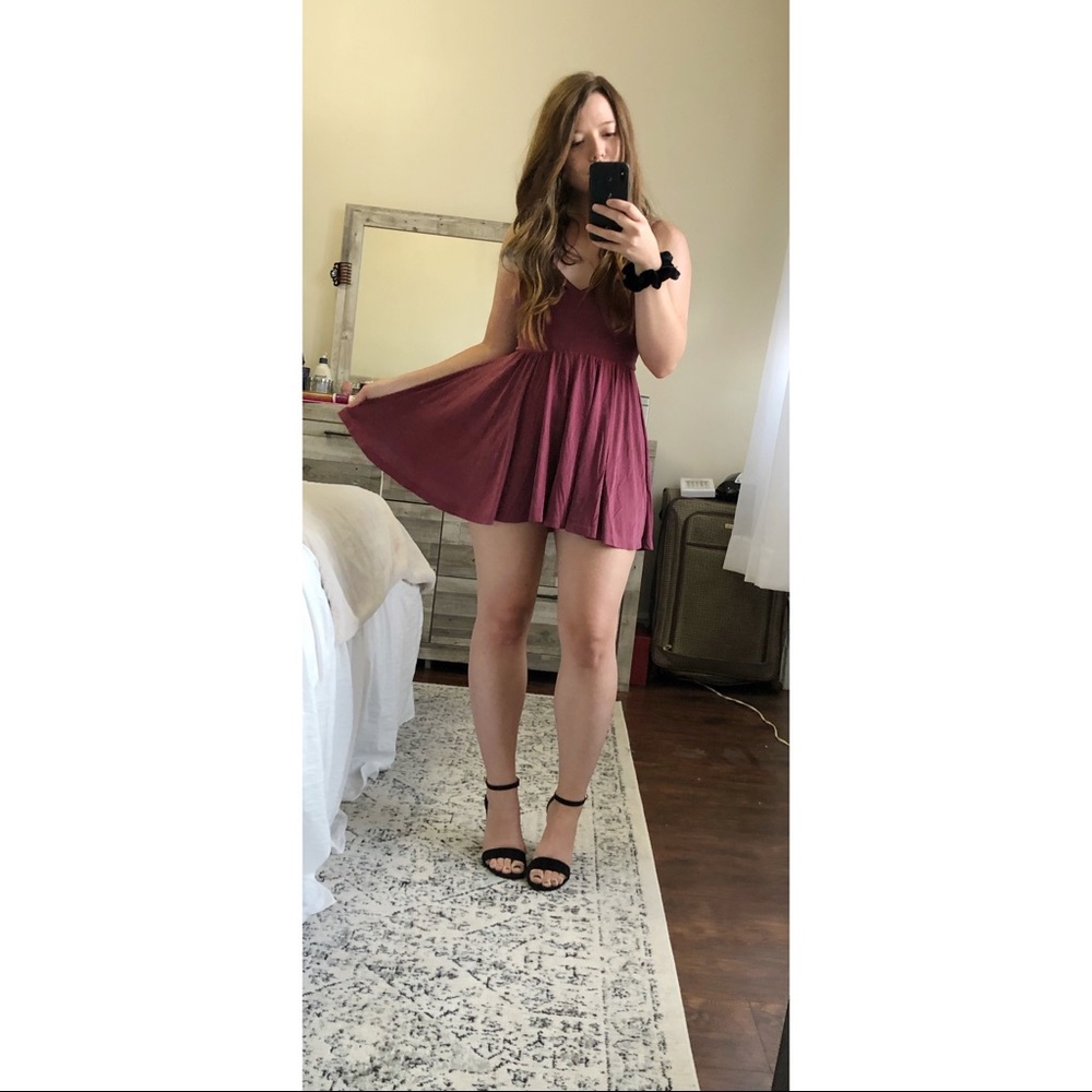 Urban Outfitters Silence + Noise Red Romper Small